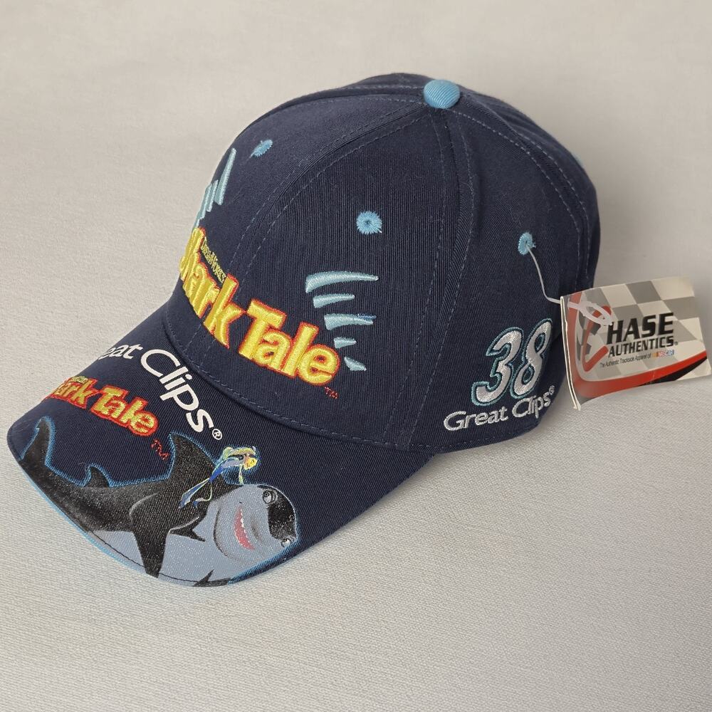 NASCAR Chase Authentics Great Clips Kasey Kahne #38 Shark Tale Hat New RARE 2004
